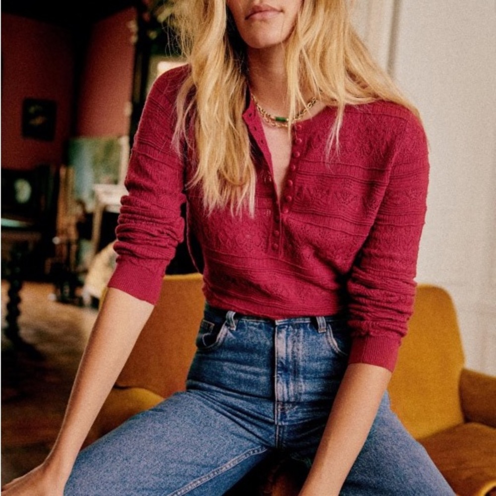 BNWT Sezane Lyna Sweater